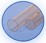 PFAS Free UHMWPE产品特写,高分子材料管材,实验室环境,专业医疗设备背景